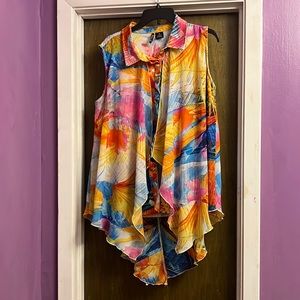 Butterfly top with multiple colors by New Directions